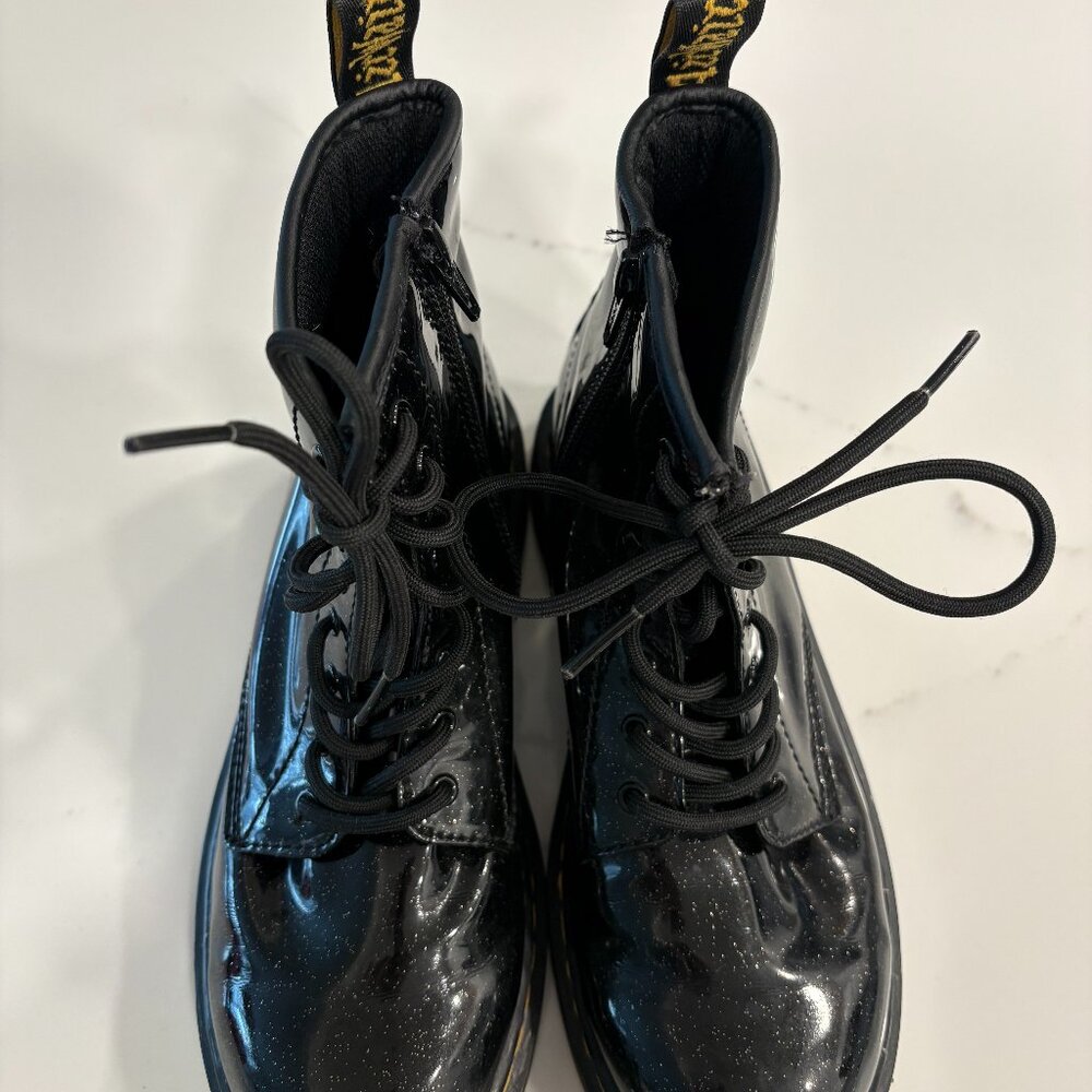 Doc Martens Black Sparkle Boots